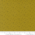 Popcorn Starlight Pesto Fabric By Elizabeth Hartman