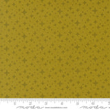Popcorn Starlight Pesto Fabric By Elizabeth Hartman