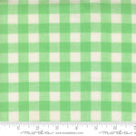 Popcorn Wovens Large Plaid Mint Fabric By Elizabeth Hartman