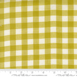 Popcorn Wovens Large Plaid Citrine Fabric By Elizabeth Hartman
