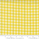 Popcorn Wovens Plaid Lemon Fabric By Elizabeth Hartman