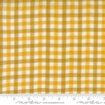 Popcorn Wovens Plaid Golden Fabric By Elizabeth Hartman
