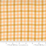 Popcorn Wovens Plaid Peach Fabric By Elizabeth Hartman