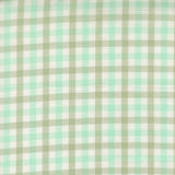 Popcorn Wovens Plaid Aqua Fabric By Elizabeth Hartman