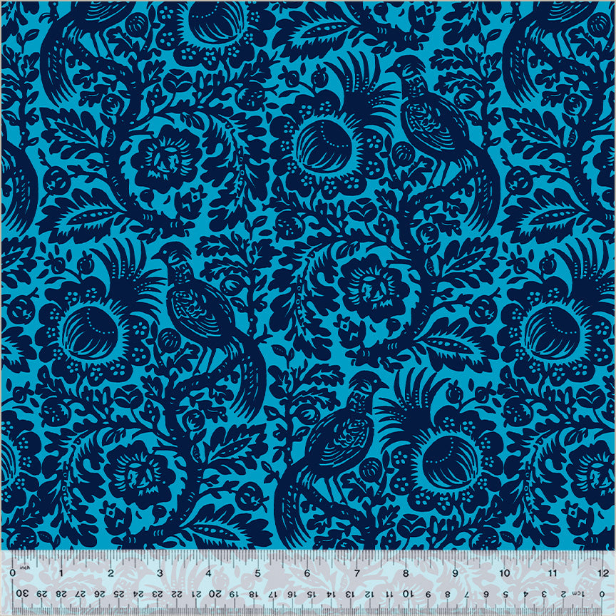 Jennifer Paganelli West Palm Beach Rachael Daisy Blue Fabric