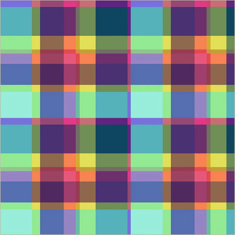 Canvas and Co. Natalie Barnes Summer Plaid Canvas Fabric