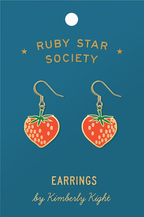 Ruby Star Society Strawberry Earrings