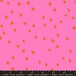 Ruby Star Society Starry Vivid Pink Fabric