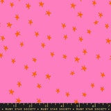 Ruby Star Society Starry Vivid Pink Fabric