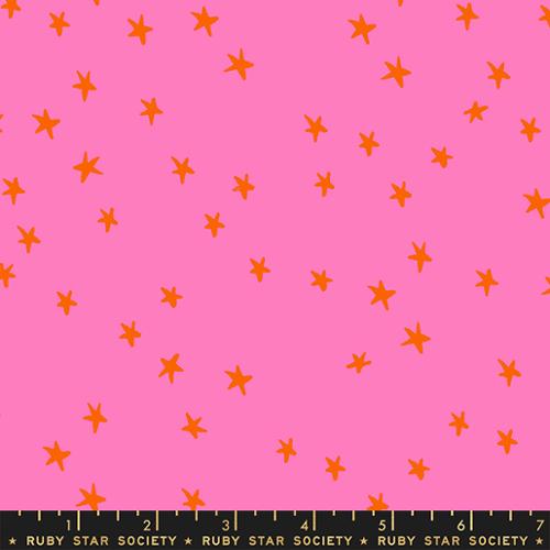 Ruby Star Society Starry Wideback Vivid Pink 108" Fabric