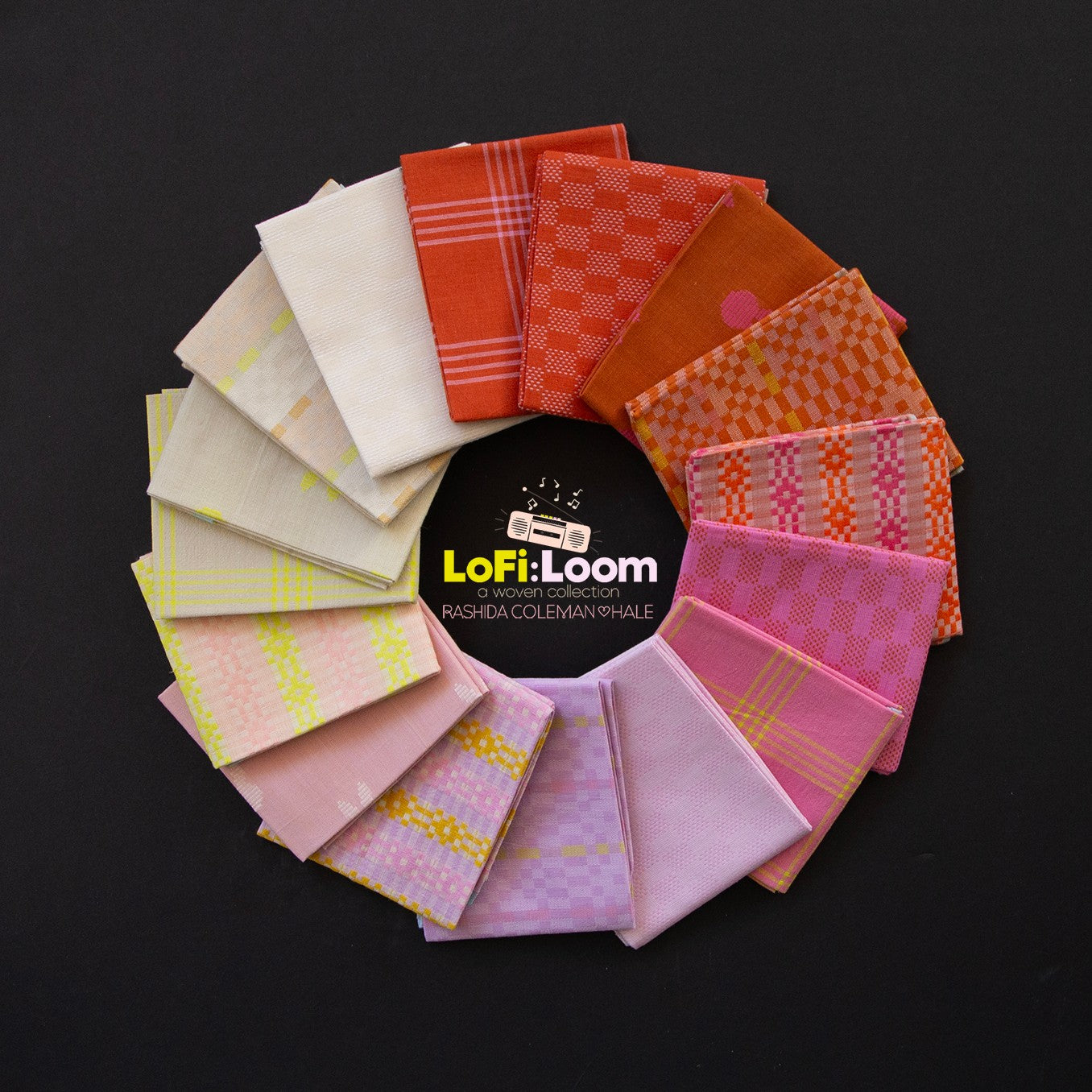 Lofi Loom Fabric Bundle 16 Prints by Ruby Star Society