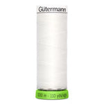White Polyester All Purpose Thread 110 yds by Gutermann
