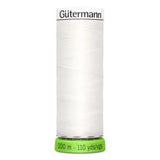 White Polyester All Purpose Thread 110 yds by Gutermann