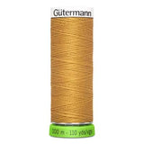 Gold Polyester All Purpose Thread 110 yds by Gutermann