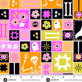 KP Creates Ghostly Garden Sew Spooky Pink Fabric