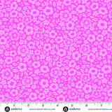 KP Creates Ghostly Garden Floral Fright Pink Fabric