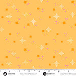 KP Creates Ghostly Garden Stardust Orange Fabric