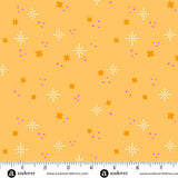 KP Creates Ghostly Garden Stardust Orange Fabric