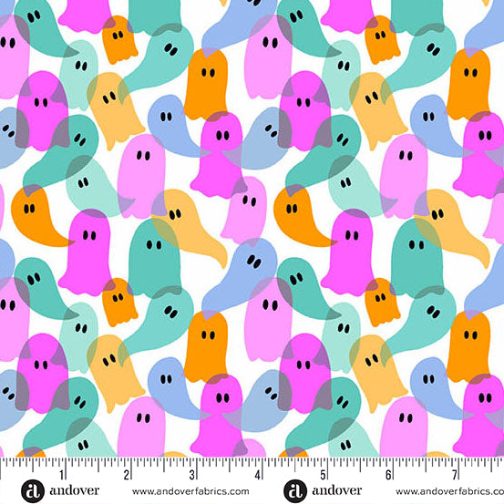 KP Creates Ghostly Garden Ghost Party Multi Fabric