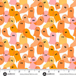 KP Creates Ghostly Garden Ghost Party Orange Fabric