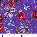 Libs Elliott Perfect Day Purple Fabric