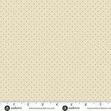 Edyta Sitar Poppy Seeds Linen Beige Dot Fabric
