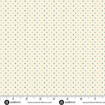 Edyta Sitar Poppy Seeds Caribbean Cream Dot Fabric