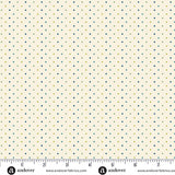 Edyta Sitar Poppy Seeds Caribbean Cream Dot Fabric