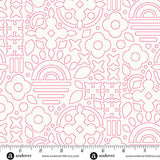 Alison Glass Sun Print Whisper Stencil Taffy Fabric