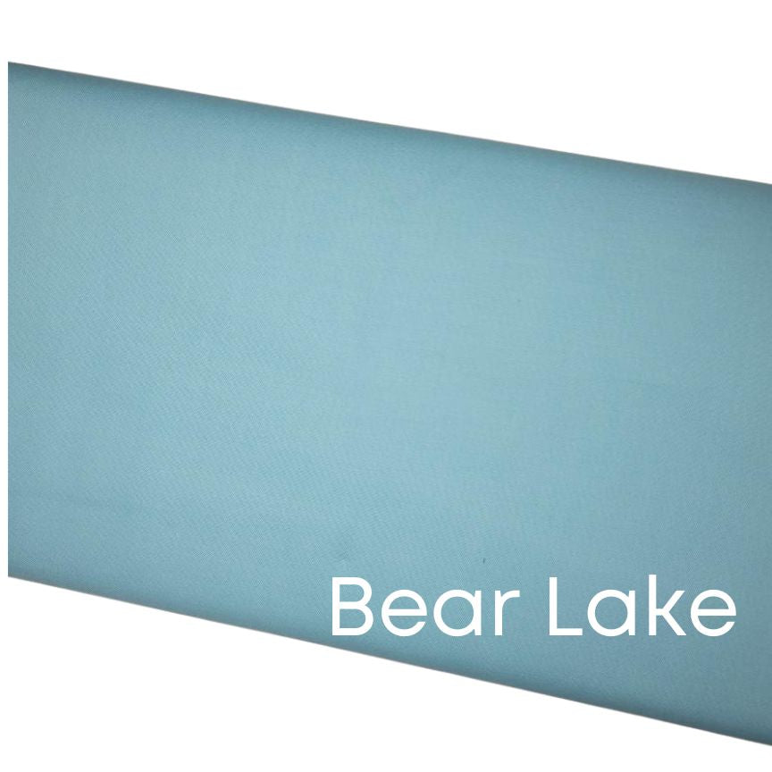 Confetti Cotton Bear Lake Blue Solid Fabric by Riley Blake