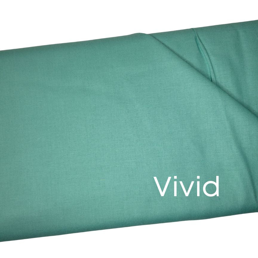 Confetti Cotton Vivid Teal Solid Fabric by Riley Blake