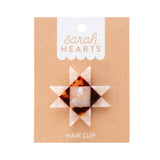 Sawtooth Star Hair Clip - Quilt Hair Accessories by Sarah Hearts