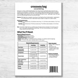 The Crossway Bag Pattern by Studio M Squared