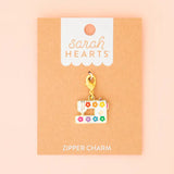 Sarah Hearts Sewing Machine Removable Zipper Charm