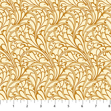 Heather Bailey Wild Abandon Passing Fancy Gold Fabric
