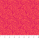 Heather Bailey Wild Abandon Passing Fancy Flame Red Fabric