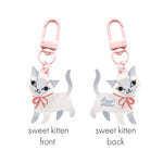 Sweet Kitten Zipper Charm by Lizzy House