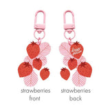 Strawberry Zipper Charm by Lizzy House