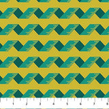 Bits and Bobs Tape Teal Fabric by Sarah Hearts