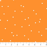 Bits and Bobs Flowers Orange Fabric by Sarah Hearts