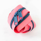 30" Zipper - Miami Pink