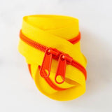 30" Zipper - Citrus Yellow