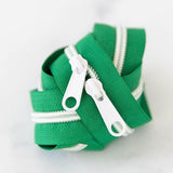 30" Zipper - Kelly Green