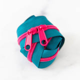 30" Colored Zipper - Electric Youth Turquoise