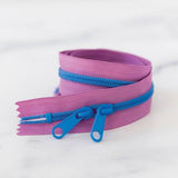 30" Colored Zipper - Blueberry Purple