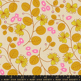 Lofi Linens Caper Parchment Fabric by Ruby Star Society