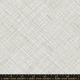 Memento Crosshatch Cotton Canvas Fabric by Carolyn Friedlander