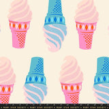 PREORDER Sparkle Mart Ice Cream Natural 108" Wide Back Fabric by Ruby Star Society
