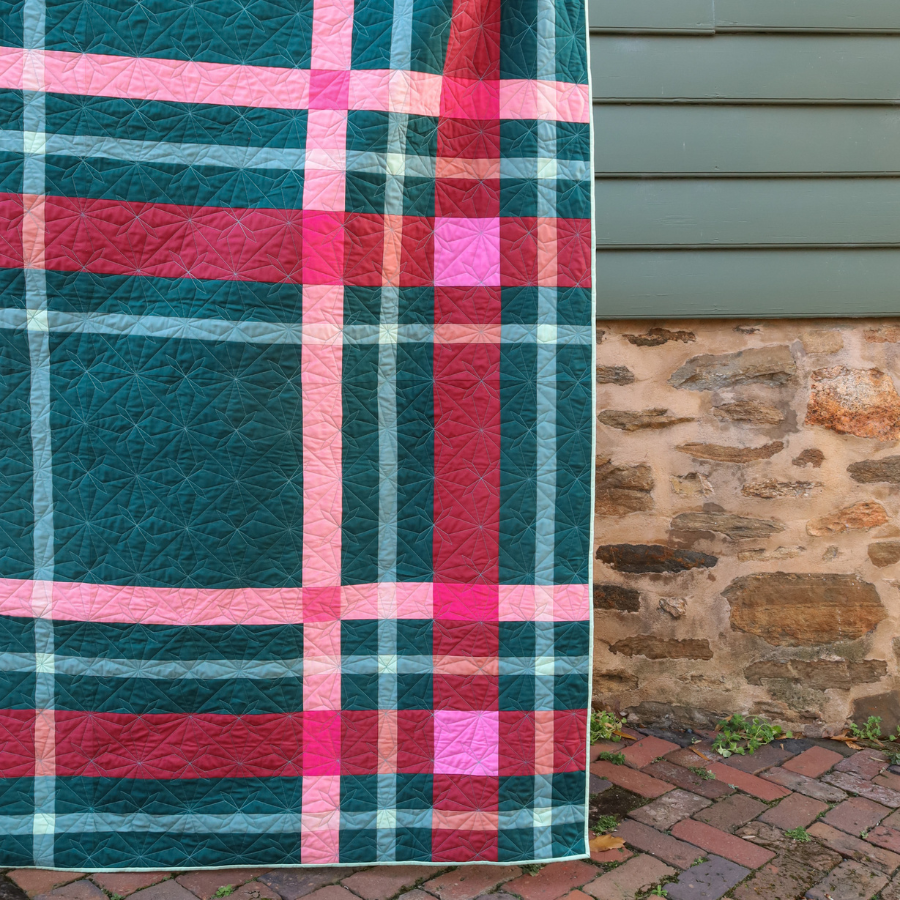 Upscale Plaid Quilt Pattern by Brittany Lloyd – Mashe Modern Fabric and ...