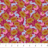 PREORDER Mosaic Menagerie Chase Strawberry Fabric by Anna Maria